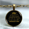 Star Wars Letters Pendant Long Necklace Jewelry for Man Zinc Alloy Symble Alloy