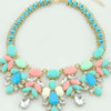 Flower Statement Necklace Collar Necklaces & Pendants - Fashion Summer Jewelry Chocker Maxi Colar