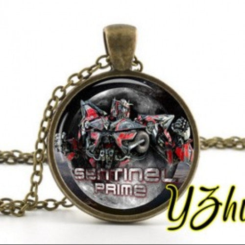 Jewellery Pendant Necklace jewelry zinc alloy silver plated 925 sterling Transformer s4 Age of Extinction